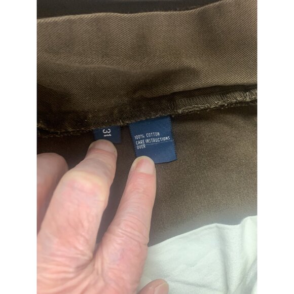 POLO By RALPH LAUREN Mens Cargo Chino Shorts Size 31 Brown - Picture 6 of 7